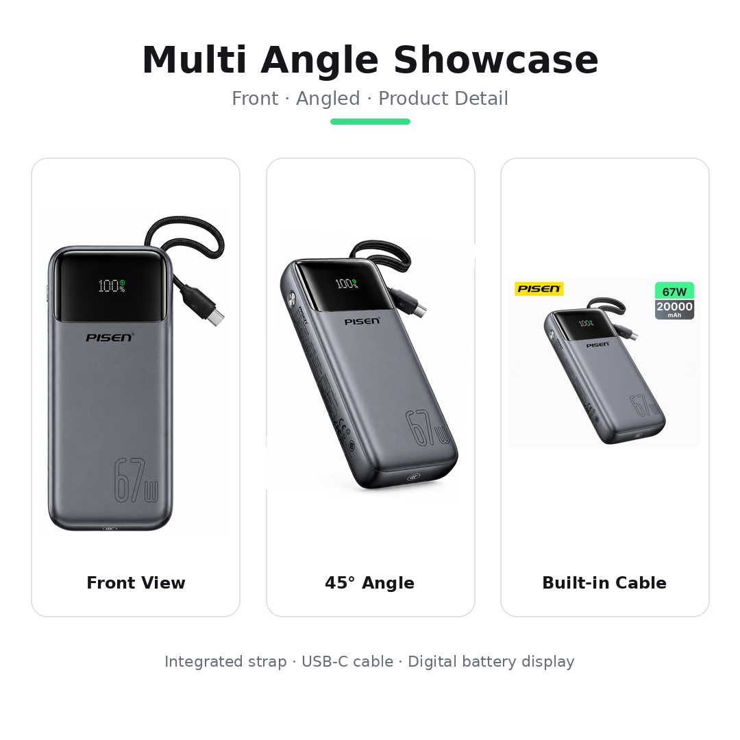PISEN Bolt TP-D108 POWER BANK