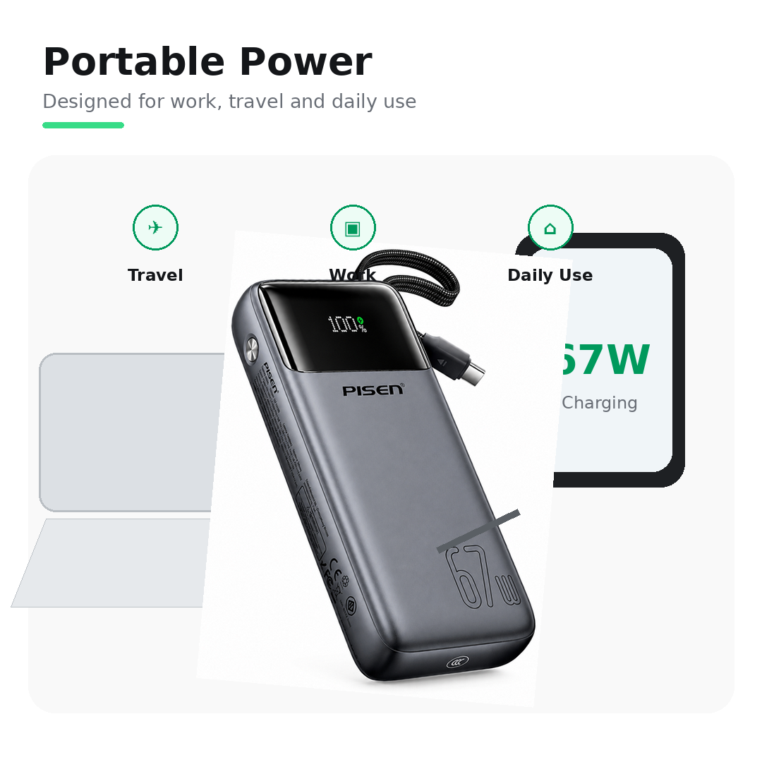 PISEN Bolt TP-D108 POWER BANK