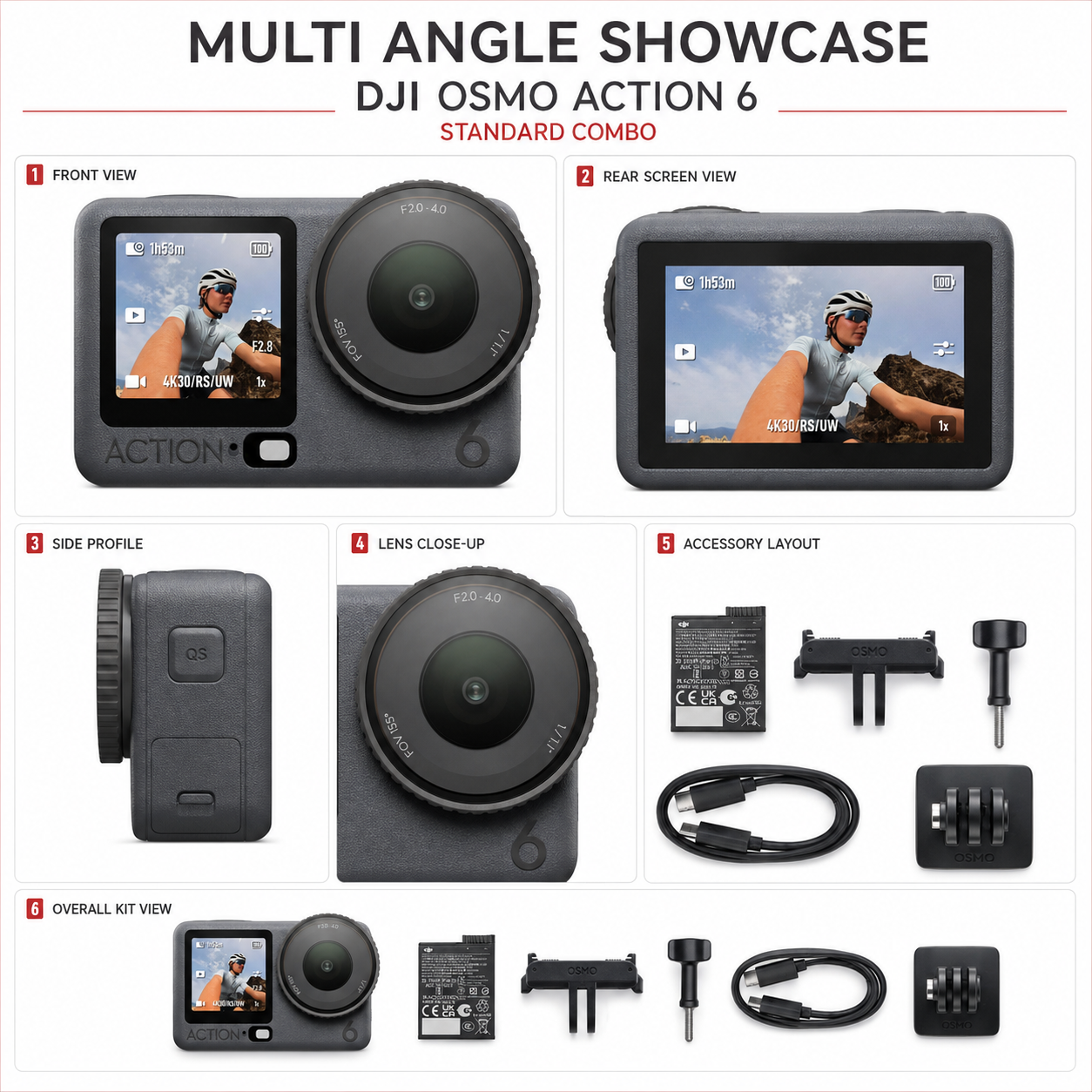 DJI Osmo Action 6 Standard Combo