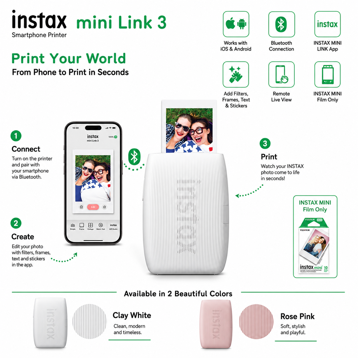 FUJIFILM INSTAX MINI LINK 3