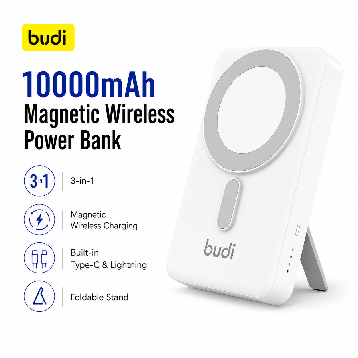 MAGNETIC WIRELESS POWER BANK