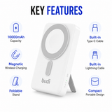 MAGNETIC WIRELESS POWER BANK