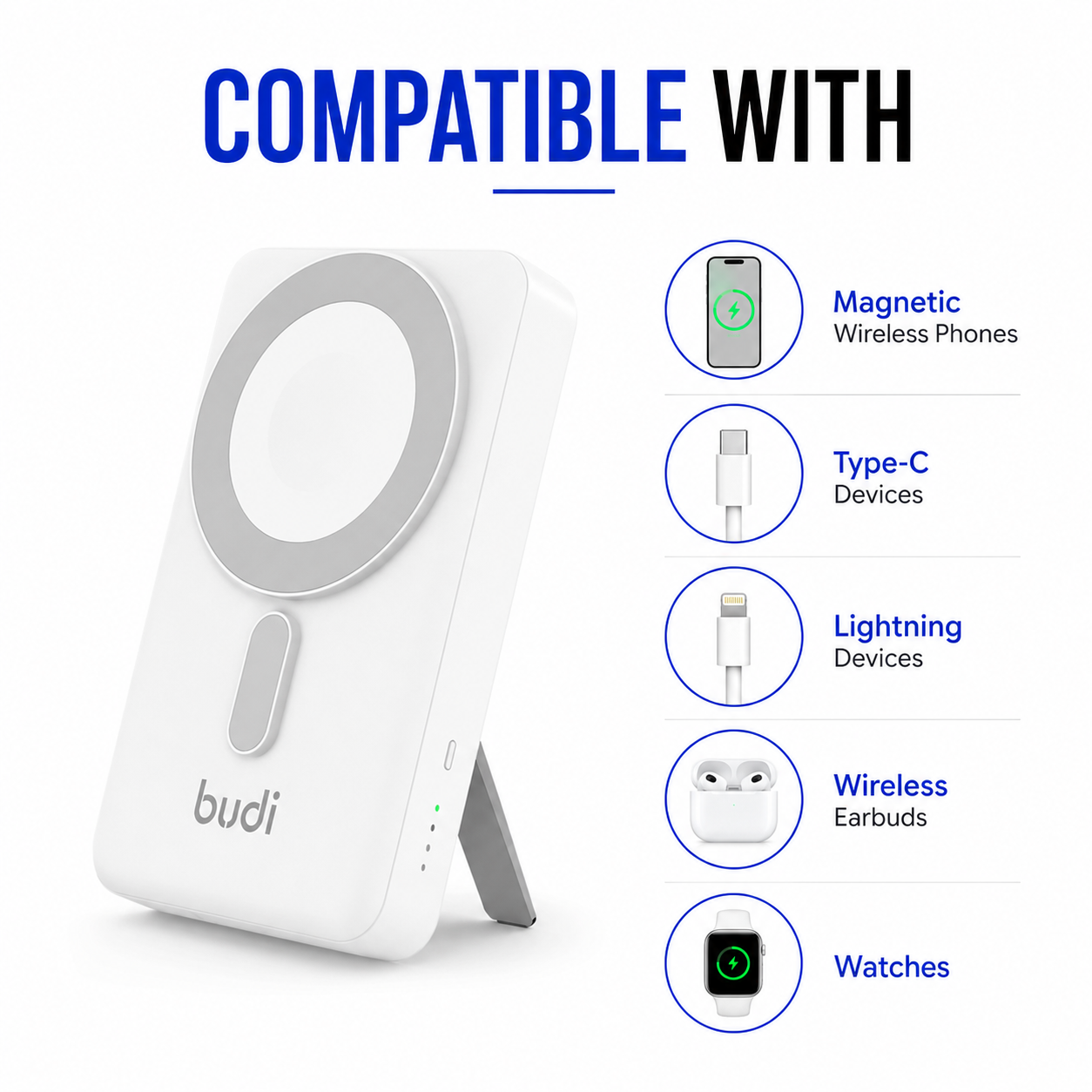 MAGNETIC WIRELESS POWER BANK