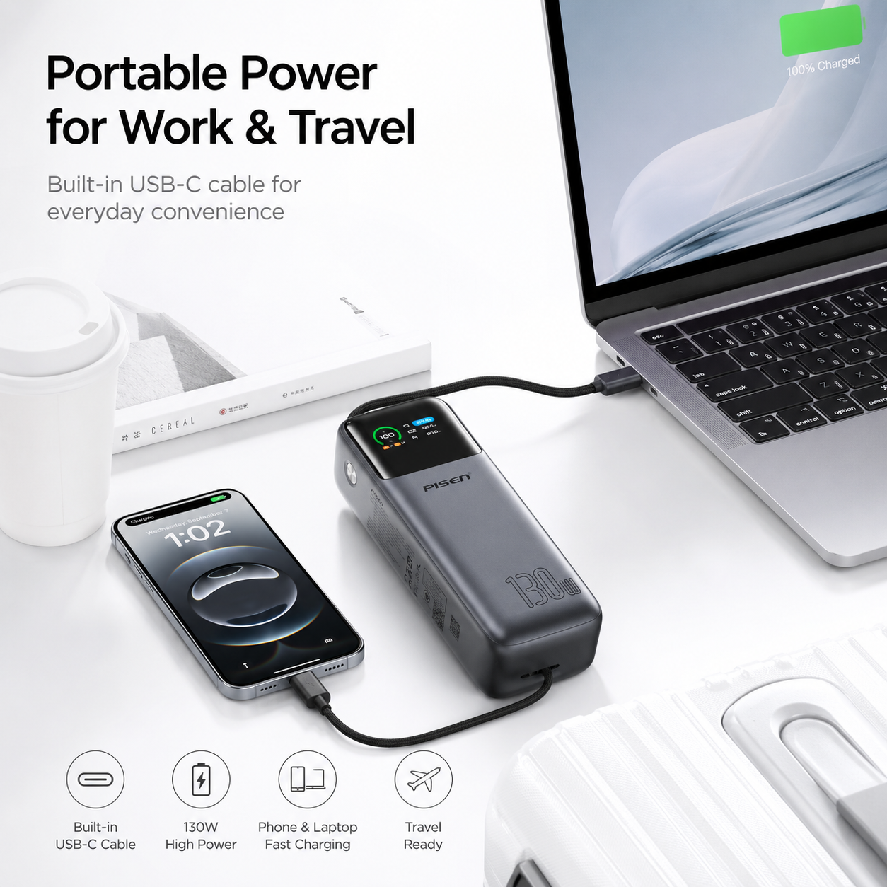 PISEN BOLT PRO TP-D107 POWER BANK