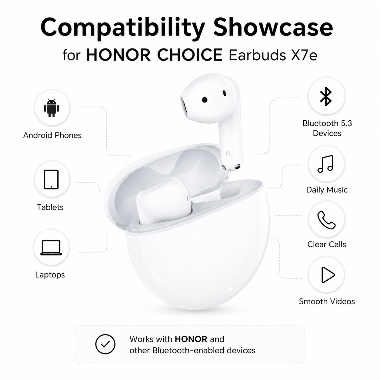 HONOR CHOICE X7E EARBUD