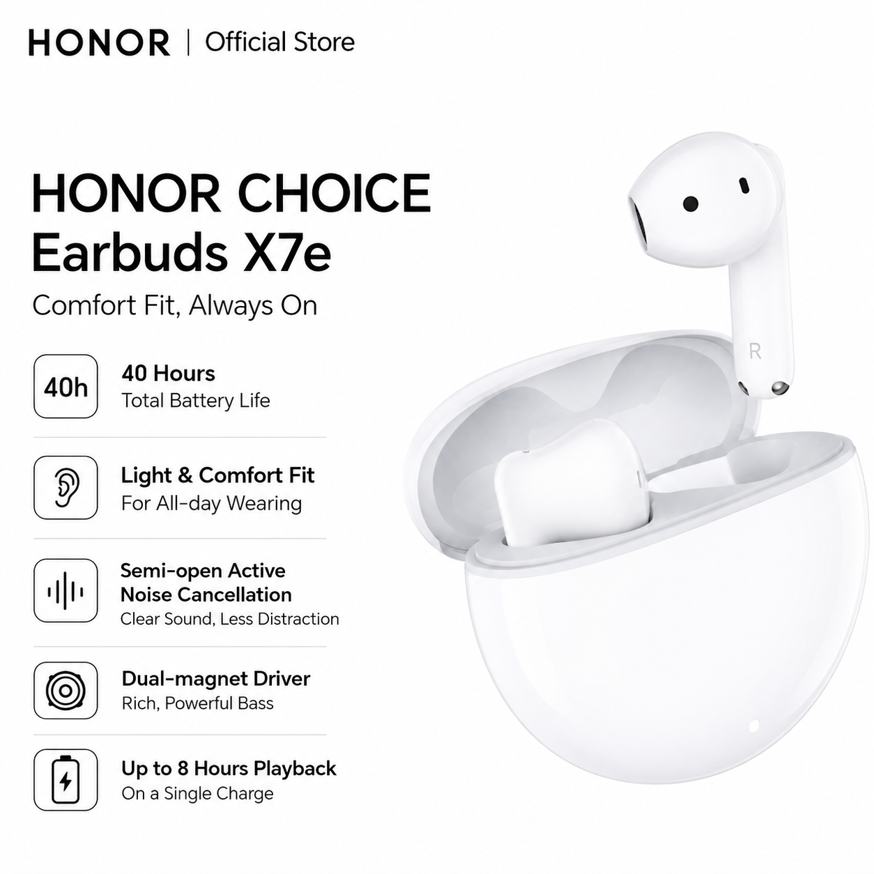 HONOR CHOICE X7E EARBUD