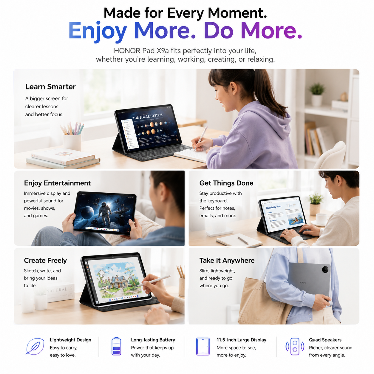 HONOR Pad X9a
