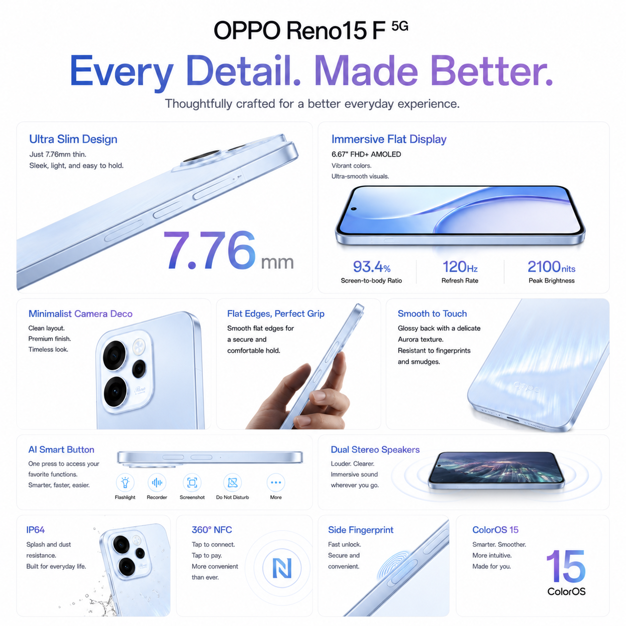 OPPO Reno15 F 5G