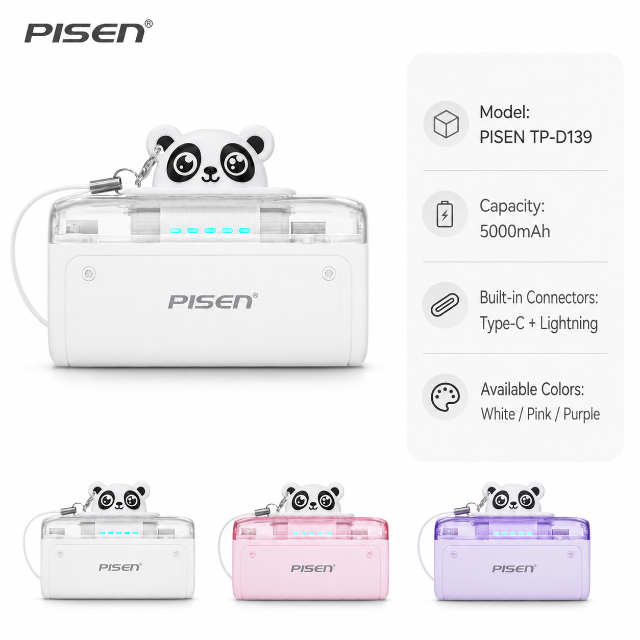 PISEN TP-D139 MINI POWER BANK