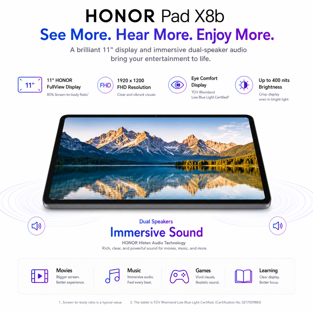 HONOR Pad X8b
